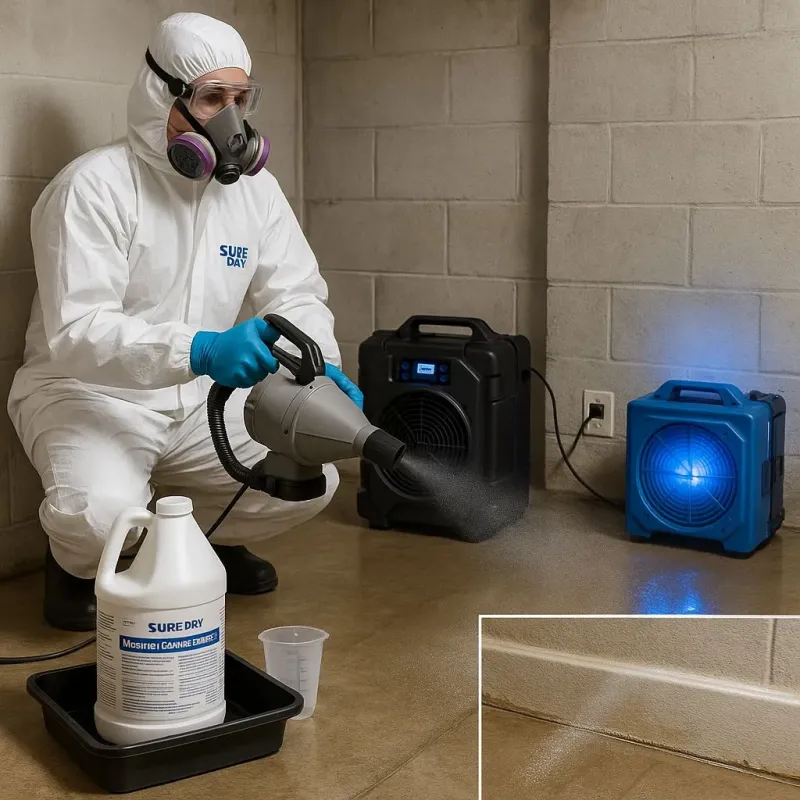 Sanitization and Odor Removal process in Huntington Station, NY